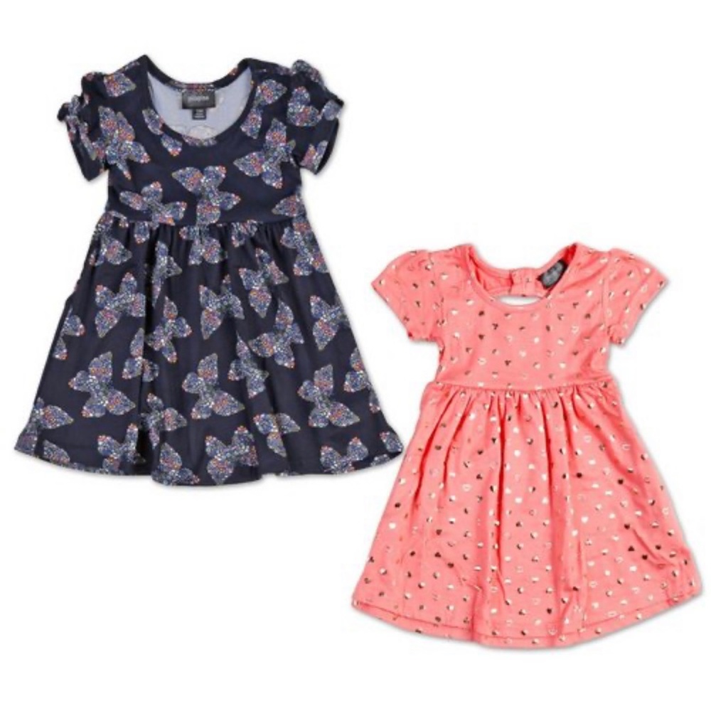 Baby Girls 2 Pk Assorted Dress Set -Multi 18M